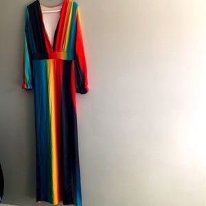 Large multicolored dress